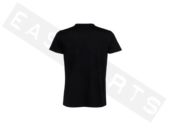 Vespa T-Shirt Schwarz mit Fluo rot Logo